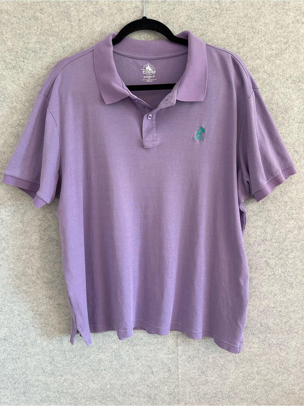 Disney Men’s Lavender Polo with Subtle Logo